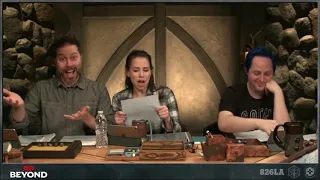 Sam Makes Laura Read his D&D Beyond Ad (Critical Role)