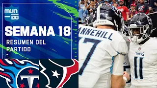 Tennessee Titans vs Houston Texans | Semana 18 NFL Game Highlights