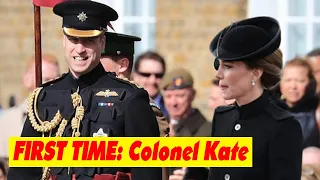 Princess Kate attends St Patrick's Day for the first time as a colonel of the Irish Guards