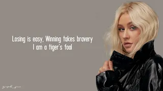 Christina Aguilera - Loyal Brave True (Lyrics)