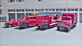 Brekina Historische Feuerwehrfahrzeuge Löschzug 1