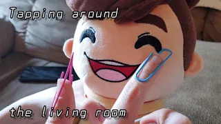 Asmr Fast Tapping Around The Living Room🐚Build Up, TV Screen, Lofi