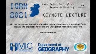 IGRM 2021 Keynote Lecture: Paul F. Hoffman