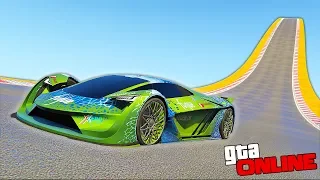 ПОПРОБУЙ НЕ ВЫЛЕТЕТЬ! БЕЗУМНЫЕ ГОНКИ НА НОВОМ ЭЛЕКТРОКАРЕ В GTA 5 ONLINE