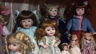 26.12.2019 Мои фарфоровые куклы. Чистим от пыли.