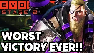 WORST VICTORY EVER!! Evolve Gameplay Walkthrough - Stage Two Hunt Mode (PC 1080p 60fps)