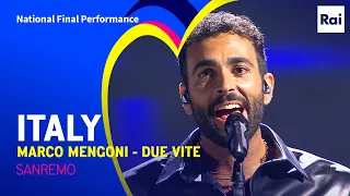 Marco Mengoni - Due Vite | Italy ðŸ‡®ðŸ‡¹ | National Final Performance | Eurovision 2023