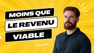 25% des Ménages Québécois Gagnent Moins que le Revenu Viable