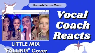 LITTLE MIX 'Falling' (Harry Styles Cover) | Vocal Coach Reacts | Hannah Evans Music