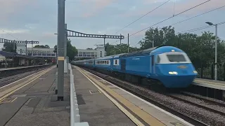 1Z46 - 'North Wales Coastal Path' HST Class 43046 / 43049 Midland Pullman passing Twyford - 1/7/23