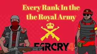 Every Rank in the Royal Army in Far Cry 4