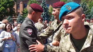 Воинский обычай. Одесса. Военная Академия. 2 июня 2018 года