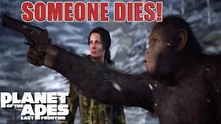 CONSEQUENCES OF BEING A SAVAGE! ( FUNNY " PLANET OF THE APES: LAST FRONTIER) GAMEPLAY #4