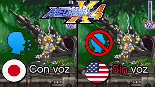 Diferencias entre la versión japonesa y americana de Mega Man X4