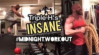 Triple H's iNsAnE #MidnightWorkout w/ Trainer Joe DeFranco! [Uncut Footage]