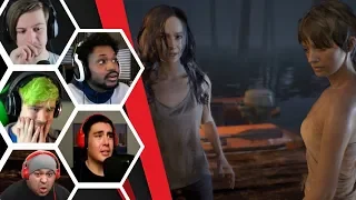 Let's Players Reaction To Having To Choose Between Zoe Or Mia | Resident Evil 7