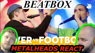 SWISS BEATBOX | RIVER VS FOOTBOXG | Metalheads reaction