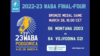 2023 WABA Final-Four: Bronze Medal Game 16.00 CET (26/03)