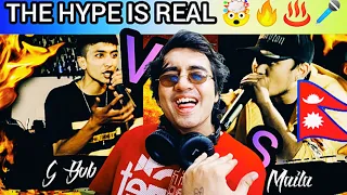 INDIAN RAPPER REACTS TO NEPALI HIP-HOP ARTIST 🇮🇳🇳🇵❤️|A.N.T.F  G Bob Vs Maila 🤯🔥🤯🔥♨️🇳🇵| TRENDING 🔥👽❤️