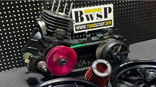 Dio tuning engine 125cc air cooling JISO black edition by BWSP