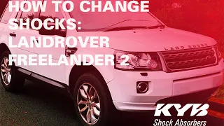 How to change Land Rover Freelander II front shock absorbers | KYB