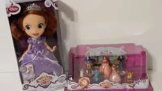 Sofia The First Figure Play Set and Talking & Singing Doll Unboxing