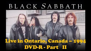 Black Sabbath - Live in Ontario, Canada 1994 (DVD-R) - Part II