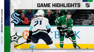 Kraken @ Stars 3/21 | NHL Highlights 2023