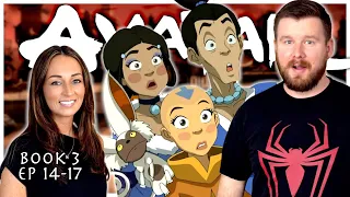 My wife and I watch Avatar: The Last Airbender for the FIRST time || Book 3 Episodes 14-17