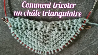 🧶Débuter un châle triangulaire