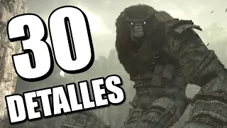 30 DETALLES ALUCINANTES de SHADOW OF THE COLOSSUS