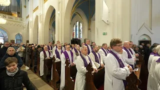 Msza pogrzebowa ks. prał. Jana Szkoca (1932-2024) w kościele pw. św. Tomasza Apostoła w Sosnowcu