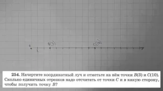 Решение задания №254 из учебника Н.Я.Виленкина "Математика 5 класс" (2013 год)