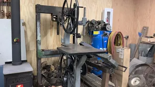 100-Year Old Restored Bandsaw