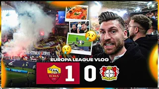 GÄNSEHAUT-STIMMUNG in ROM 😍😱 AS Rom VS Bayer Leverkusen Europa League XXL Stadion Vlog ⚽️