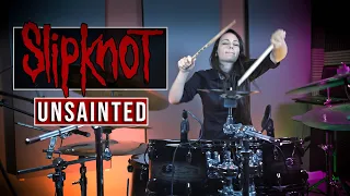 Slipknot - Unsainted with lyrics (drum cover by Tamara)