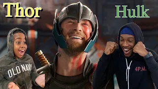 Reacting To THOR Vs HULK Fight Scene | Thor Ragnarok (2017)