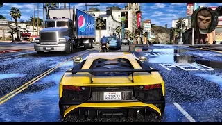 ► GTA 6 Graphics - Aventador SV! ✪ M.V.G.A. - Gameplay! Realistic Graphics MOD 60FPS