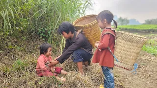 Helping a lost Girl - Harvesting Vegetables to sell at the Market - Cooking