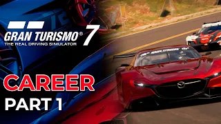 Gran Turismo 7 (PS5 4K Let's Play) | Career Mode #1 | THE BEGINNING