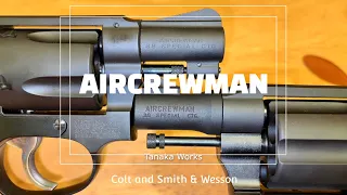 USAF S&W and Colt AIRCREWMAN sisters  (Tanaka works) .38 Chief Special Airweight for B-36 Peacemaker