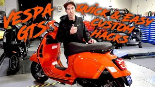 Cheap & Easy Customization on Robot’s 2023 Vespa GTS 300 HPE2 Supersport