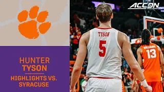 Clemson's Hunter Tyson Breaks Out Of Slump In A Big Way