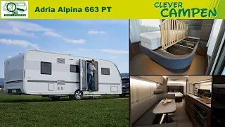 Adria Alpina 663 PT: Genug Platz für den Nachwuchs und die Eltern?  - Test/Review - Clever Campen