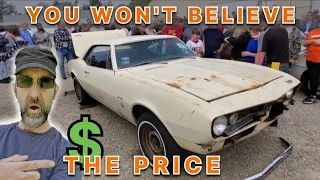 Ratty 1969 Chevy Camero Z28 w/454. California car in Ohio Auction + Chevelle, Nova's Vega