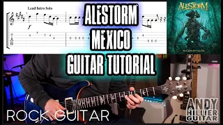 ALESTORM - Mexico Guitar Tutorial Lesson