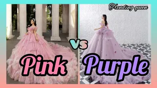 pink 💕💕 🆚 purple💜💜  #trendingqueen  #youtube