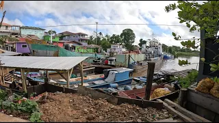 GOLD MINING AREA IN GUYANA  #PORT KAITUMA