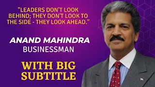 English Speech, Motivational Speech | Anand Mahindra Speech, Women Power | English Big Subtitle