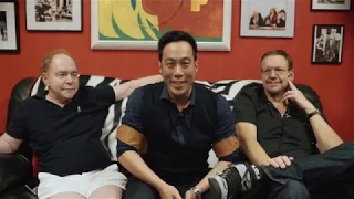 PENN & TELLER interview RYAN HAYASHI backstage at The Rio in Las Vegas